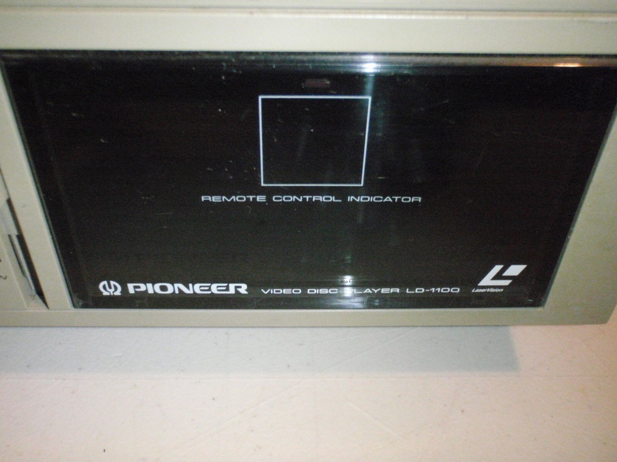 Vintage Pioneer LD-1100 Laservision Laser Disk Player | eBay