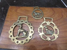 lot of 3 brass English style bottle openers or caliper type decor