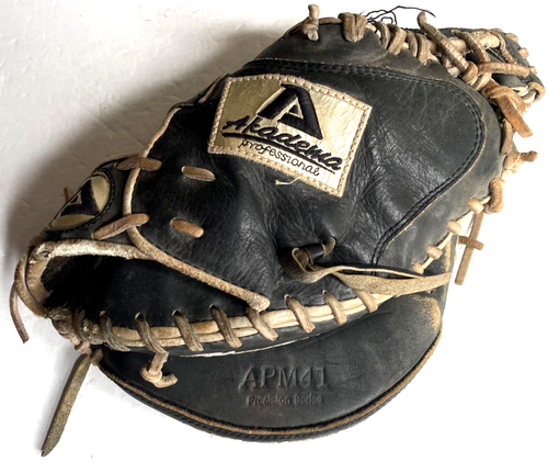 AKADEMA Precision Series APM41 Catchers Mitt Professional Steerhide 33" RHT - Afbeelding 1 van 7