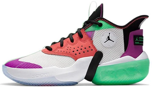 Jordan React Elevation PF White Hyper Violet