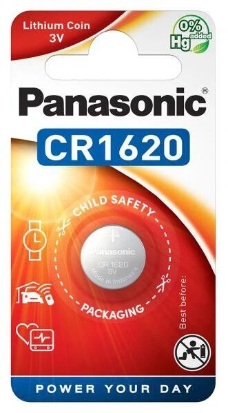 Panasonic Lithium CR1620 (3 Volt) : : High-Tech