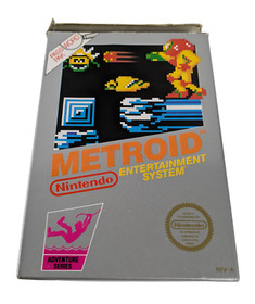 Metroid Nintendo NES CIB Complete In Box With Custom Acrylic Case
