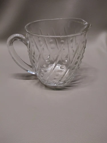 Vintage Anchor Hocking Clear Glass Pitcher