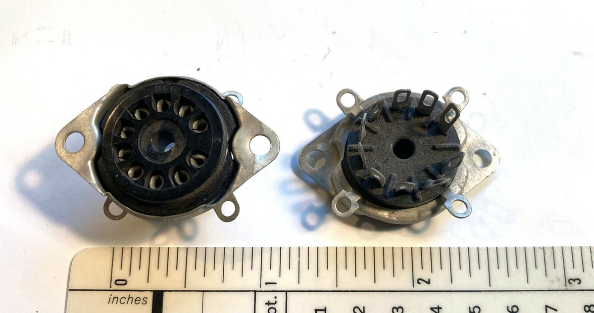 2 NOS Vintage 10-pin tube sockets | eBay