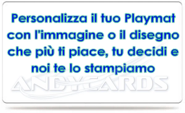 Playmat Tappetino (Personalizzato Custom) YUGIOH POKEMON MAGIC scegli immagine