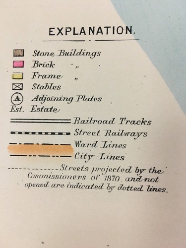 1889 DAUPHIN CO., PA, HARRISBURG CEMETERY, SUNSHINE PARK, ALLISON HILL ATLAS MAP - 第 4/4 張圖片