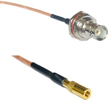 RG316 BNC FEMALE BIG BULKHEAD to SSMB Female RF Cable Rapid-SHIP LOT