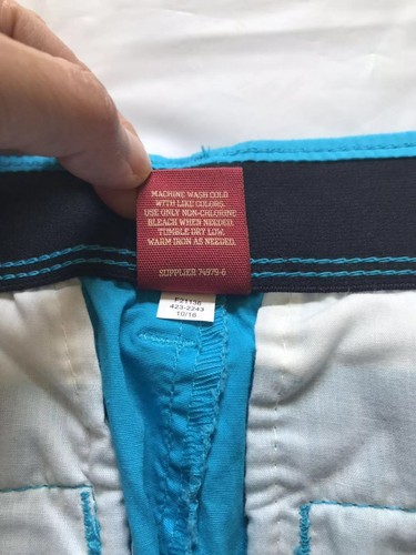 NWOT Arizona Jeans Boys Flex Waistband Short Sea Blue Size 16 REG MP01 - Picture 4 of 4