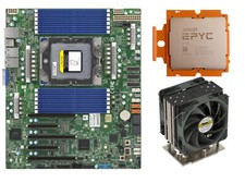 AMD EPYC 9124 CPU  Supermicro H13SSL-N Motherboard  AMD EPYC 4U SP5 Cooler