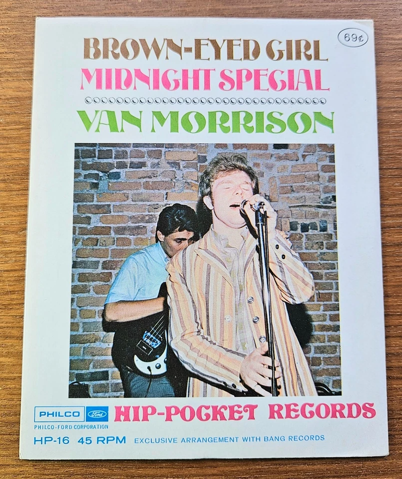 VAN MORRISON "Brown-Eyed Girl" sealed US only 4" HIP-POCKET 2-Song FLEXI DISC 69 - Bild 3 von 3