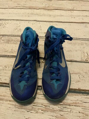 Nike HyperQuikness Basketball Youth Shoes Size 6.5Y Shies Blue 622759-400