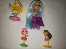 Lot of 4 Toy Dolls Multiple Brands