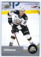 2021-22 Upper Deck CHL #207 Xavier Simoneau