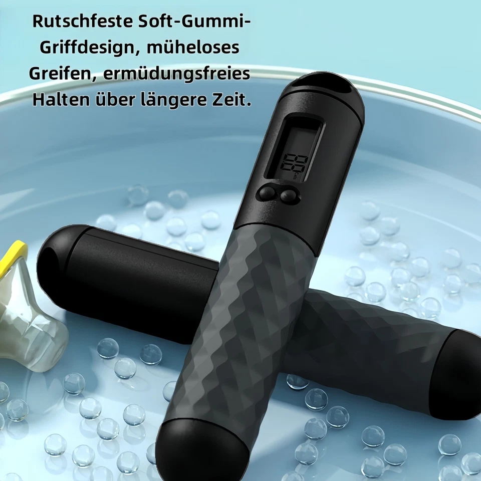 Rope Springseil Skipping Hüpfseil Erwachsene Seilspringen Mit Zähler - Bild 2 von 4