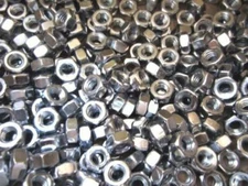 1/4-20 Finished Hex Nuts Grade 5 Zinc Plated Coarse Thread 250 Pieces