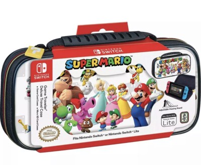 Nintendo Switch Super Mario Game Traveler Deluxe Travel Case- Brand New 