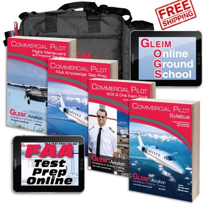 GLEIM KIT CPDL FREE SHIPPING *NEW* Gleim Deluxe Commercial Pilot Kit