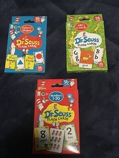 Dr. Seuss Flash Cards For Kids Toddler Letters Colors  Numbers  ABC's Sealed