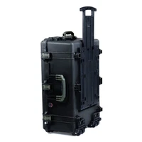 Black & OD Green Pelican 1650 with foam. Comes with wheels.