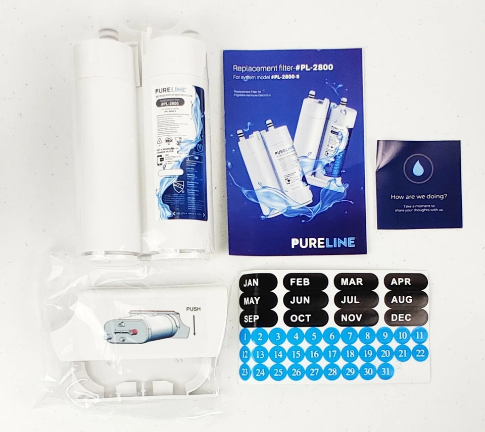 Pureline Refrigerator Water Filter Lot #PL-2800 NEW & SEALED 3X2 (6 Total) - Image 4 of 4