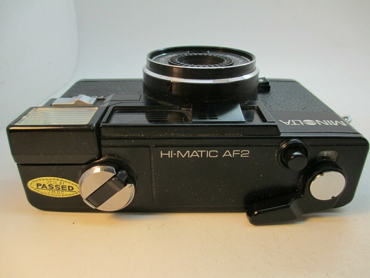 Minolta Hi-Matic AF2 35mm film Camera Tested Working Bad Flash | eBay