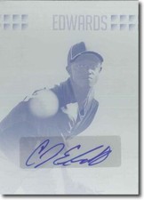 CARL EDWARDS JR 2013 Rize Rookie Autograph Printing Press Plate RC 1/1