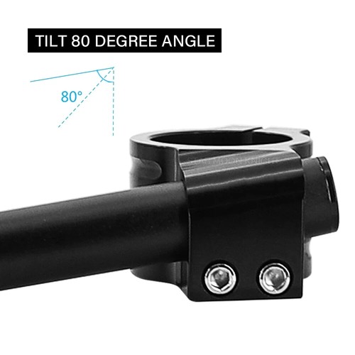 For Yamaha YZF R1 R6 R7 YZF750R FZ1 FZ6 50MM Fork Tube Clip on handlebars - Picture 6 of 14