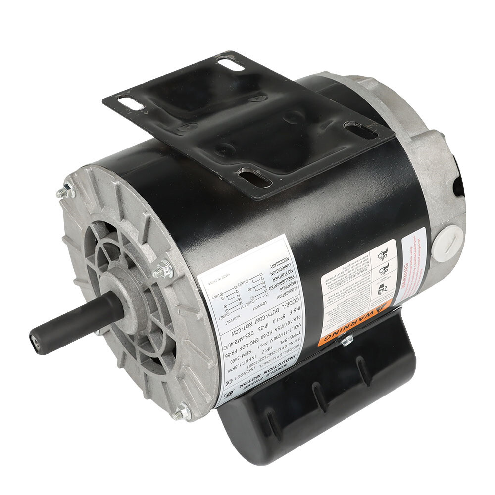 2 HP SPL Compressor Duty Electric Motor 3450 RPM 56 Frame 5/8" Shaft