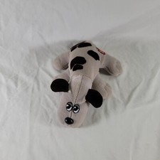 Vtg 1985 Tonka Pound Puppy Plush Rumple Skins Gray Brown Spots 8.5"