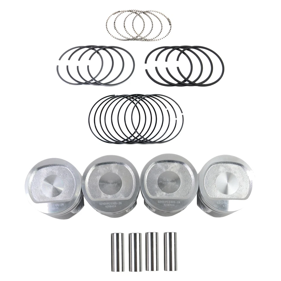 Kit de anillos de pistón para Dodge Dakota Jeep Cherokee Wrangler 2,5 L I4 OHV 1997-2002 Foto 2 de 4