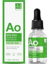 DR BOTANICALS ALOE VERA SUPERFOOD UNDER EYE SERUM FOR DRY SKIN - 15ML BOXED