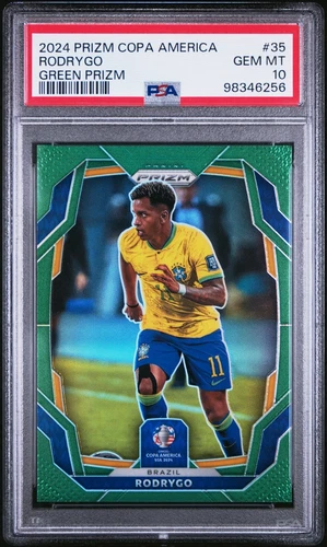 2024 PANINI PRIZM COPA AMERICA 35 RODRYGO GREEN PRIZM