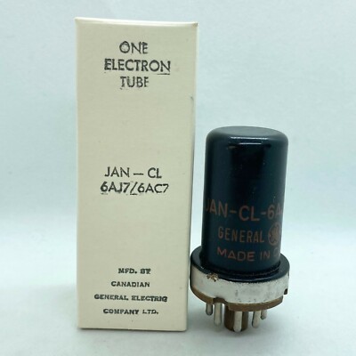 6AC7 6AJ7 JAN GE NOS BOXED VALVE TUBE