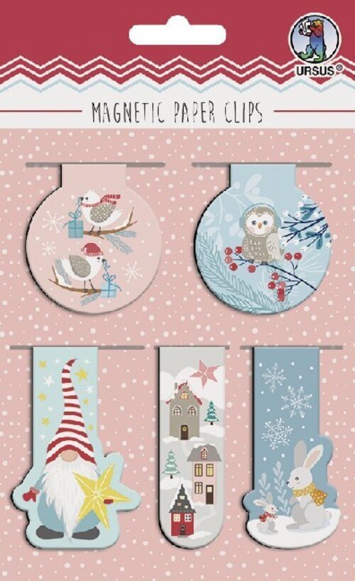Ursus Magnetic Paper Clips Frosty | Stück (2020) | Buntpapierfabrik