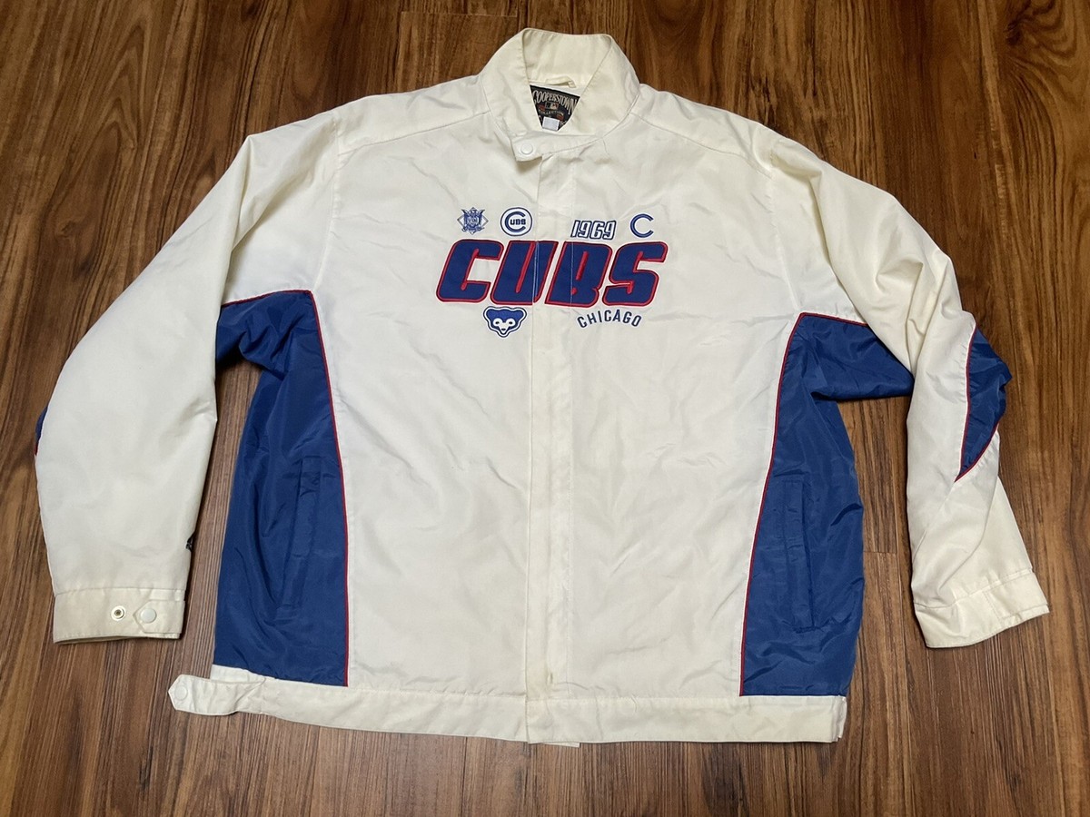Vintage Chicago Cubs 1969 Jacket Cooperstown Collection Majestic