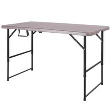 Table Pliante Hauteur Réglable Et Imperméable, Idéal pour Jardin Et Camping Saga