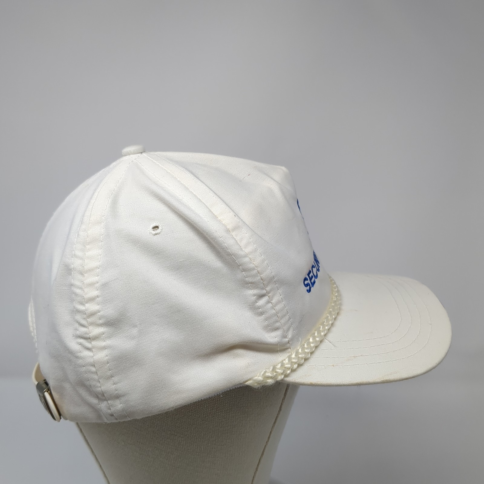 Security Pacific Slideback Rope Hat White One Siz… - image 5