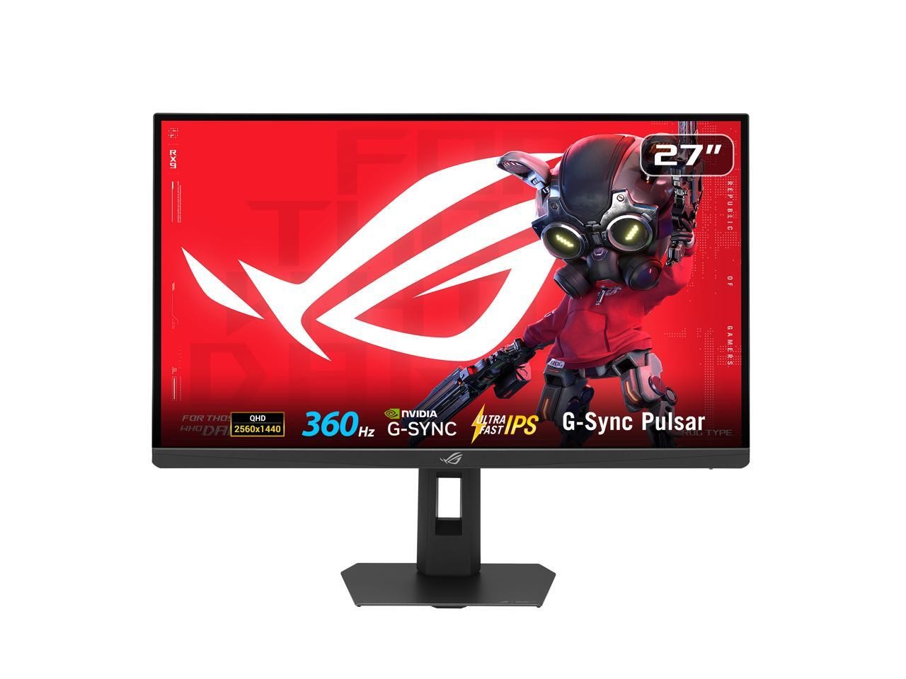 ASUS ROG STRIX 27" QHD 2K 1440P 360Hz DUAL MODE to 25" Full HD IPS AMD FreeSync