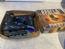 Apollo 106 In-lines Roller Blades Skates Size UK 8/9 EUR 43 Spares Repairs
