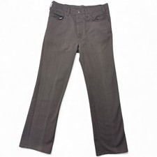 Levi's STA-PREST Vintage 60  s Brown Flare Leg Jeans Pant USA Talon Zip 31  X 31  