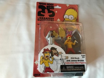Neca WizK!ds Woo Hoo! 25 The Simpsons Greatest Guest Stars James Brown Kid Rock