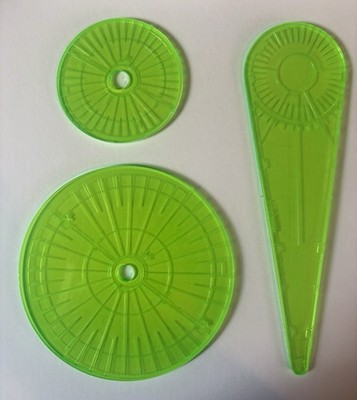 Warhammer 40K Kill Team Necromunda Blast Templates (x3) OOP Dark Vengeance Set