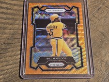 2024 Panini Prizm #105 Bill Madlock Orange SP #/49 Pittsburgh Pirates Nmmt