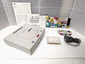 Sega Saturn White Console Power Memory Sonic Jam Sonic R Box Manual