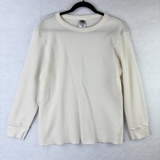 Fruit Of The Loom Thermal Long Johns Undershirt Men  s XL Shirt Only Cream