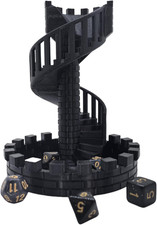 Dice Spiral Staircase Castle Dice Tower Dungeons and Dragons RPG Tabletop Rol...