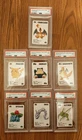 POKEMON 1998 KFC CARD GAME COMPLETE SET OF 7 WITH CHARIZARD & PIKACHU ALL PSA 9