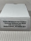 PARKER IM BALLPOINT PEN IN BRUSHED GUNMETAL & CHROME! NIB! FREE SHIPPING!!! — photo 3