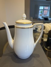 Royal Worcester Fine Bone China Silver Viceroy Coffee Pot 1958
