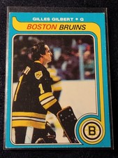 1979-80 Topps Hockey - #209 Gilles Gilbert - Boston Bruins VG-EX Condition 